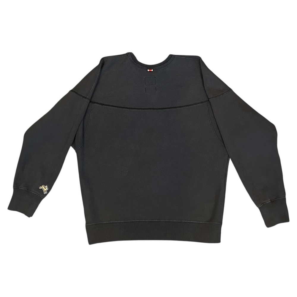 Tracksmith Trackhouse Crew Neck Sweatshirt Black/Dark Grey Women’s XS $120 - Picture 2 of 11